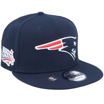 New Era - NFL Blå snapback Keps - New England Patriots NFL Patch Up 9FIFTY Navy Snapback @ Hatstore