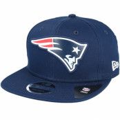 New Era - NFL Blå snapback Keps - New England Patriots Team Logo Weld Navy Snapback @ Hatstore