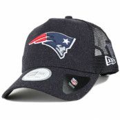 New Era - NFL Blå trucker Keps - New England Patriots Heather Navy Team Trucker @ Hatstore