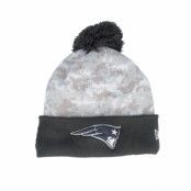 New Era - NFL Camo pom Beanie - New England Patriots Nfl24 Salute To Service Camo/Graphite Pom @ Hatstore