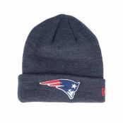 New Era - NFL Grå cuff Beanie - New England Patriots Dark Heather Cuff @ Hatstore