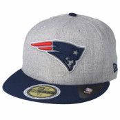 New Era - NFL Grå fitted Keps - New England Patriots 59Fifty Reflective Heather Grey Fitted @ Hatstore