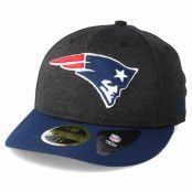 New Era - NFL Grå fitted Keps - New England Patriots Shadow Tech Low Profile 59Fifty Heather Grey Fitted @ Hatstore