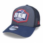 New Era - NFL Grå flexfit Keps - New England Patriots 39Thirty NFL21 Draft Dark Grey/Navy Flexfit @ Hatstore