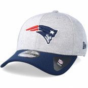 New Era - NFL Grå flexfit Keps - New England Patriots Jersey Hex 39Thirty Grey/Navy Flexfit @ Hatstore