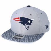 New Era - NFL Grå snapback Keps - New England Paitriots Sideline 9Fifty Grey Snapback @ Hatstore