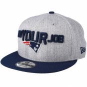 New Era - NFL Grå snapback Keps - New England Patriots 2018 NFL Draft On-Stage Grey/Navy Snapback @ Hatstore