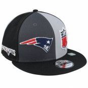 New Era - NFL Grå snapback Keps - New England Patriots 9FIFTY NFL Sideline 23 Gray/Charcoal/Black Snapback @ Hatstore