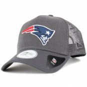 New Era - NFL Grå trucker Keps - New England Patriots Heather Grey Trucker @ Hatstore