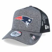 New Era - NFL Grå trucker Keps - New England Patriots Shadow Tech Af Trucker Heather Dark Grey/Black Trucker @ Hatstore