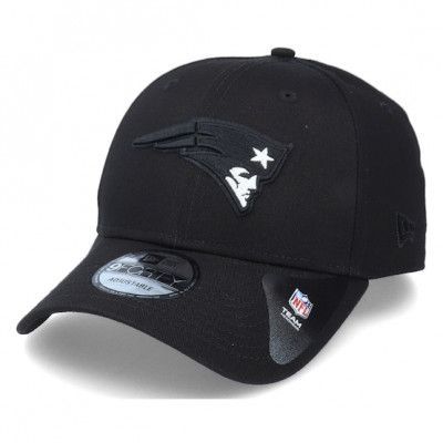 New Era - NFL Svart adjustable Keps - New England Patriots Black Base 9Forty Black Adjustable @ Hatstore