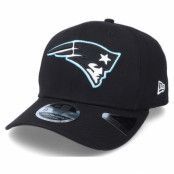 New Era - NFL Svart adjustable Keps - New England Patriots Neon Pop Outline 9Fifty Black Adjustable @ Hatstore