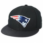 New Era - NFL Svart fitted Keps - New England Patriots Black Coll 59Fifty Black Fitted @ Hatstore