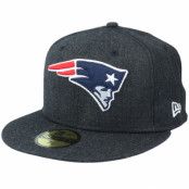 New Era - NFL Svart fitted Keps - New England Patriots Heather 59Fifty Black Fitted @ Hatstore