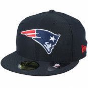 New Era - NFL Svart fitted Keps - New England Patriots Hex Tech NFL Black 59Fifty Fitted @ Hatstore