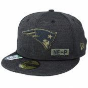 New Era - NFL Svart fitted Keps - New England Patriots Salute To Service NFL 20 Heather Black Fitted @ Hatstore