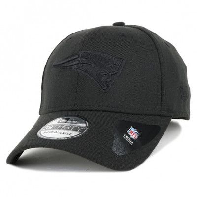 New Era - NFL Svart flexfit Keps - New England Patroits Bob Team Wool Black 39Thirty @ Hatstore