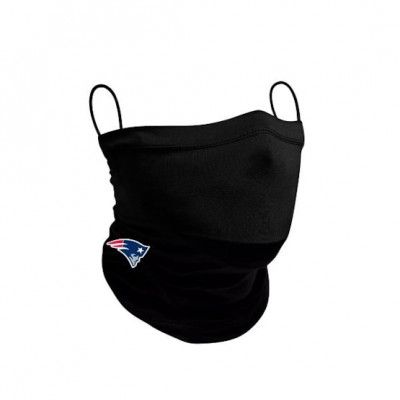 New Era - NFL Svart Mask - New England Patriots 1-Pack Black Neck Gaiter @ Hatstore
