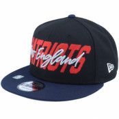 New Era - NFL Svart snapback Keps - New England Patriots NFL22 Draft Em9FIFTY Black/Navy Snapback @ Hatstore