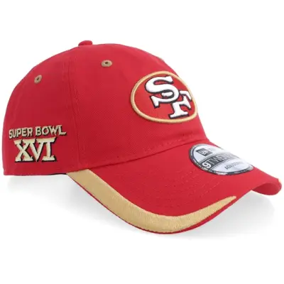 New Era - MLB Röd unconstructed Keps - San Francisco Giants NFL 9TWENTY Red Dad Cap @ Hatstore