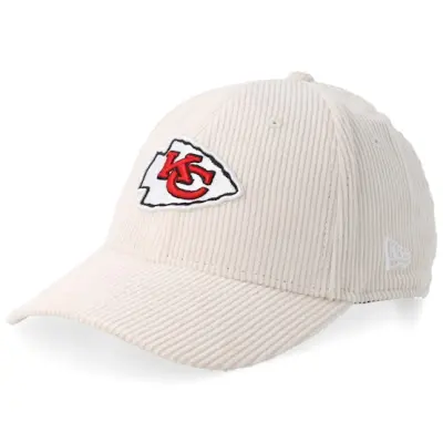 New Era - NFL Beige adjustable Keps - Kansas City Chiefs NFL Corduroy 9FORTY M-crown Stone Adjustable @ Hatstore