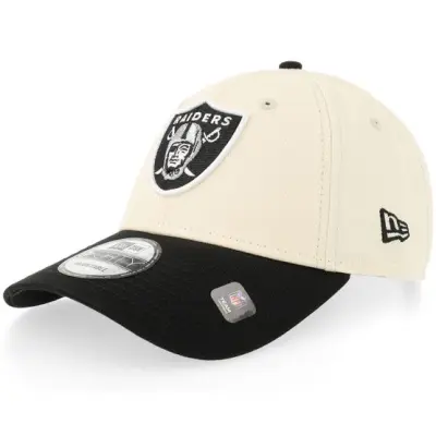 New Era - NFL Beige adjustable Keps - Las Vegas Raiders NFL Colour Block 9FORTY Light Terracotta/Black Adjustable @ Hatstore