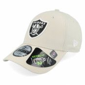 New Era - NFL Beige adjustable Keps - Las Vegas Raiders Repreve 9FORTY Stone/Black Adjustable @ Hatstore