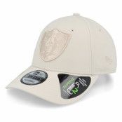 New Era - NFL Beige adjustable Keps - Las Vegas Raiders Repreve 9FORTY Stone/Stone Adjustable @ Hatstore