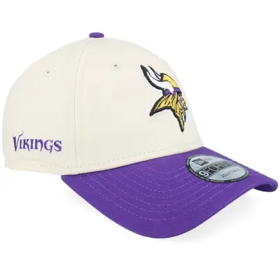 New Era - NFL Beige adjustable Keps - Minnesota Vikings NFL Wordmark 9FORTY Light Terracotta Adjustable @ Hatstore