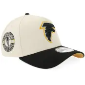 New Era - NFL Beige Keps - Hatstore Exclusive x Atlanta Falcons 9FORTY 66 Poly Canvas Black A-Frame Adjustable @ Hatstore