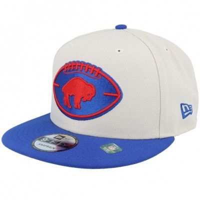 New Era - NFL Beige snapback Keps - Buffalo Bills NFL24 Sideline His 9FIFTY Stone/Royal Snapback @ Hatstore