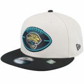 New Era - NFL Beige snapback Keps - Jacksonville Jaguars Nfl24 Sideline His 9FIFTY Stone/Black Snapback @ Hatstore