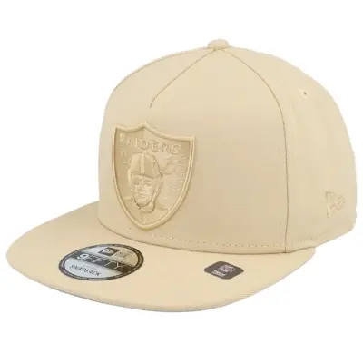 New Era - NFL Beige snapback Keps - Las Vegas Raiders 9FIFTY Color Pack Dark Cream Snapback @ Hatstore