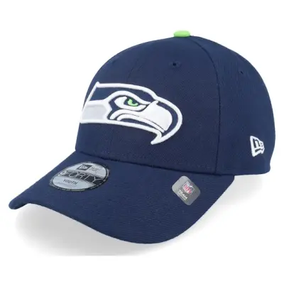 New Era - NFL Blå adjustable Keps - Kids Seattle Seahawks The League 9FORTY Navy Adjustable @ Hatstore