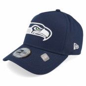 New Era - NFL Blå adjustable Keps - Seattle Seahawks NFL Navy A-frame Adjustable @ Hatstore