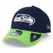 New Era - NFL Blå adjustable Keps - Seattle Seahawks Team Mesh 9Forty Navy Adjustable @ Hatstore