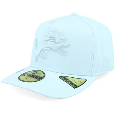 New Era - NFL Blå fitted Keps - Detroit Lions 59FIFTY Color Pack Blue A-frame Fitted @ Hatstore