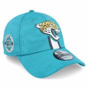 New Era - NFL Blå flexfit Keps - Jacksonville Jaguars Nfl24 Sideline 39THIRTY Teal Flexfit @ Hatstore