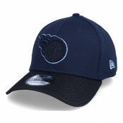 New Era - NFL Blå flexfit Keps - Tennessee Titans NFL21 Side Line 39THIRTY Navy Flexfit @ Hatstore