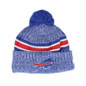 New Era - NFL Blå pom Beanie - Buffalo Bills Sport Knitted NFL Sideline 23 Blue Pom @ Hatstore