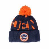 New Era - NFL Blå pom Beanie - Denver Broncos NFL 20 On field Sport Knit OFC Navy Pom @ Hatstore