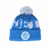 New Era - NFL Blå pom Beanie - Detroit Lions NFL 20 On field Sport Knit OFC Black Pom @ Hatstore