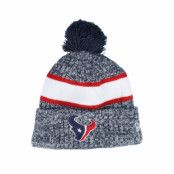 New Era - NFL Blå pom Beanie - Houston Texans Sport Knitted NFL Sideline 23 Navy Pom @ Hatstore