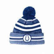 New Era - NFL Blå pom Beanie - Indianapolis Colts On Field 19 Sport Knit 2 Blue/White Pom @ Hatstore