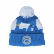 New Era - NFL Blå pom Beanie - Los Angeles Chargers NFL 20 On field Sport Knit OFC Blue Pom @ Hatstore