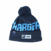 New Era - NFL Blå pom Beanie - Los Angeles Chargers On Field 19 Sport Knit Navy/Blue Pom @ Hatstore