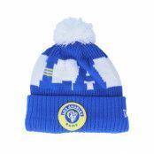 New Era - NFL Blå pom Beanie - Los Angeles Rams NFL 20 On field Sport Knit OFC Blue Pom @ Hatstore