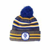 New Era - NFL Blå pom Beanie - Los Angeles Rams On Field 19 Sport Knit 2 Blue/Yellow Pom @ Hatstore