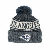 New Era - NFL Blå pom Beanie - Los Angeles Rams Sport Knit Navy Pom @ Hatstore