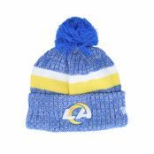 New Era - NFL Blå pom Beanie - Los Angeles Rams Sport Knitted NFL Sideline 23 Blue Pom @ Hatstore